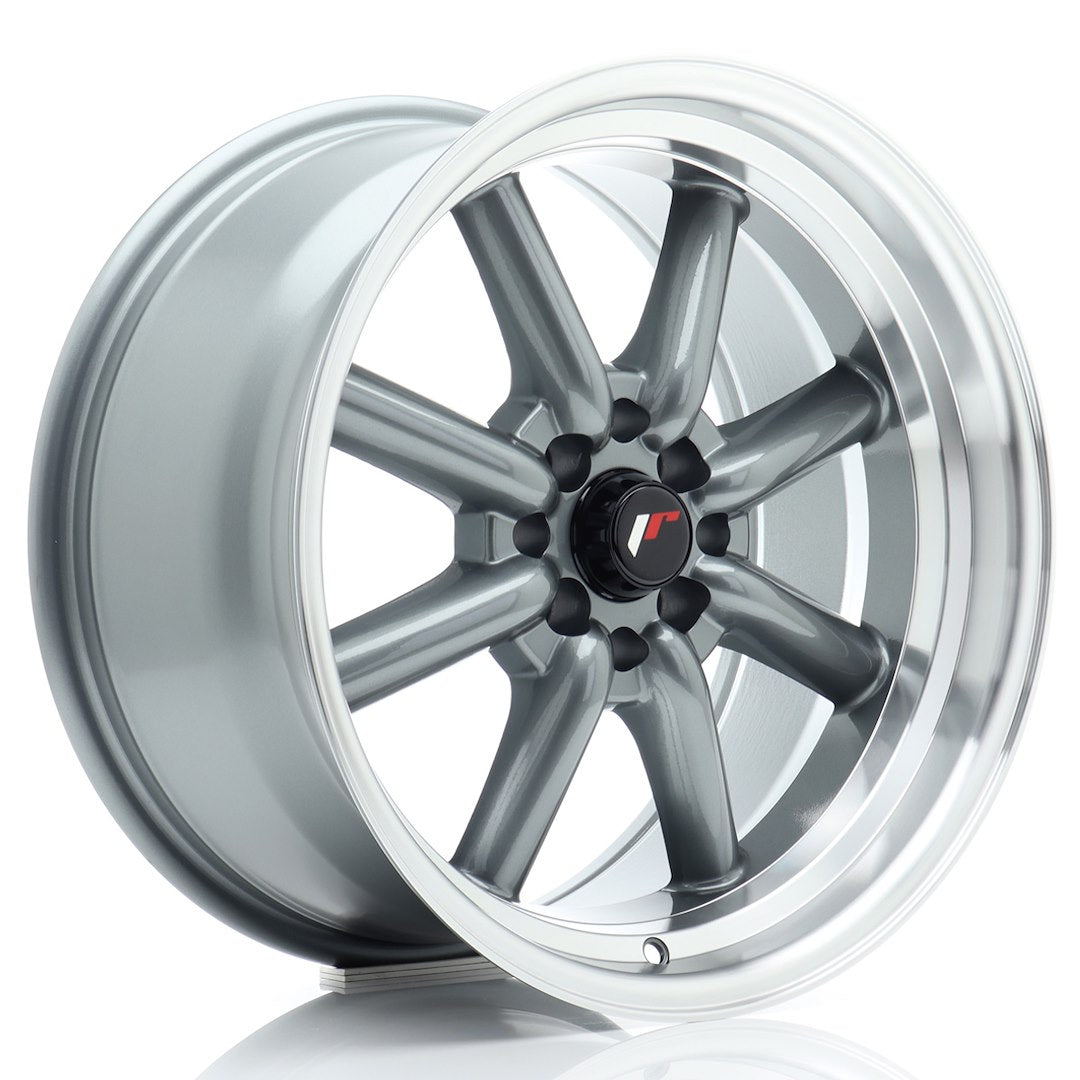 Jante Japan Racing JR19 R17 9J ET10 Gri Metalic - PCD Configurabil