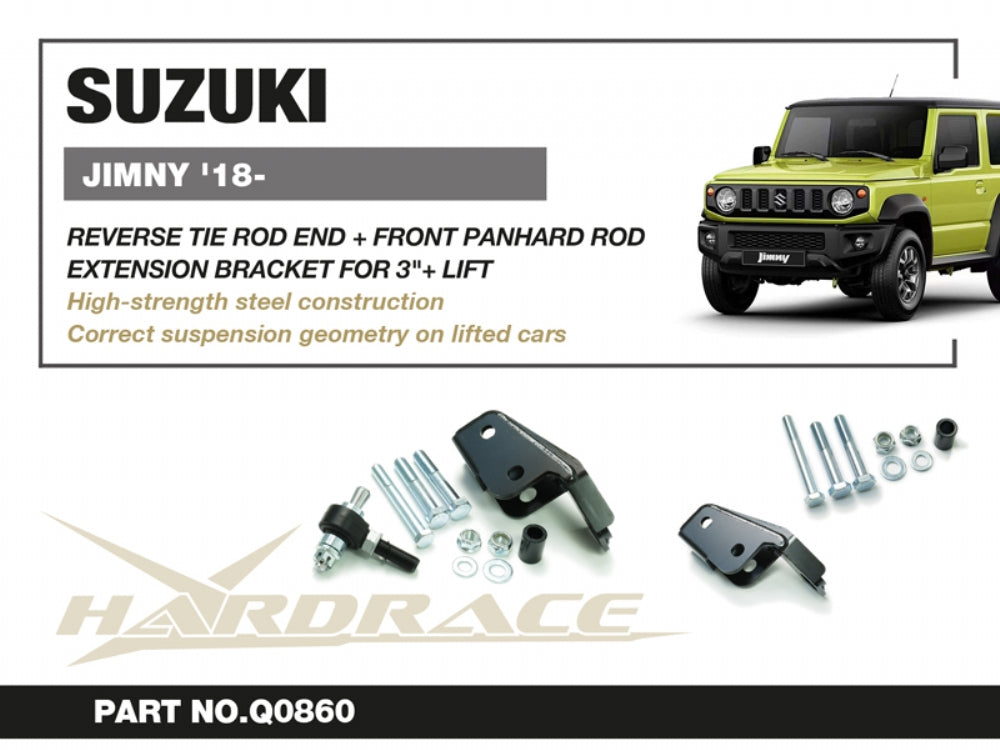 Brida prelungitoare capat de bara panhard fata inversata Hardrace pentru Suzuki Jimny - Q0860