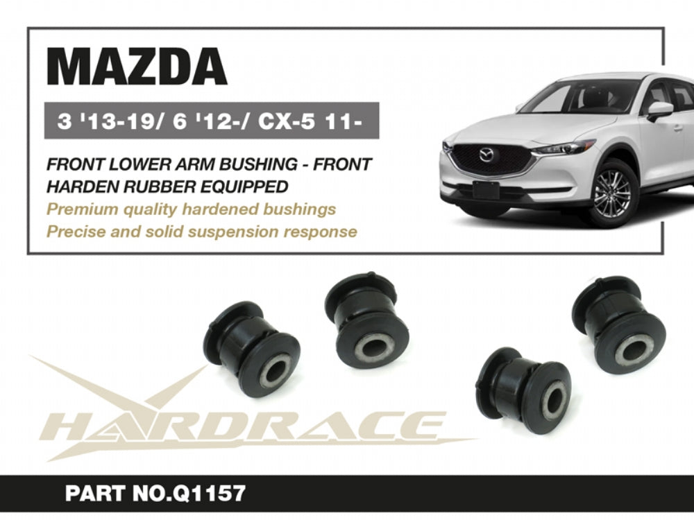 Set bucse brat suspensie inferior fata, capat fata Hardrace pentru Mazda CX-5 / Mazda 3 - Q1157