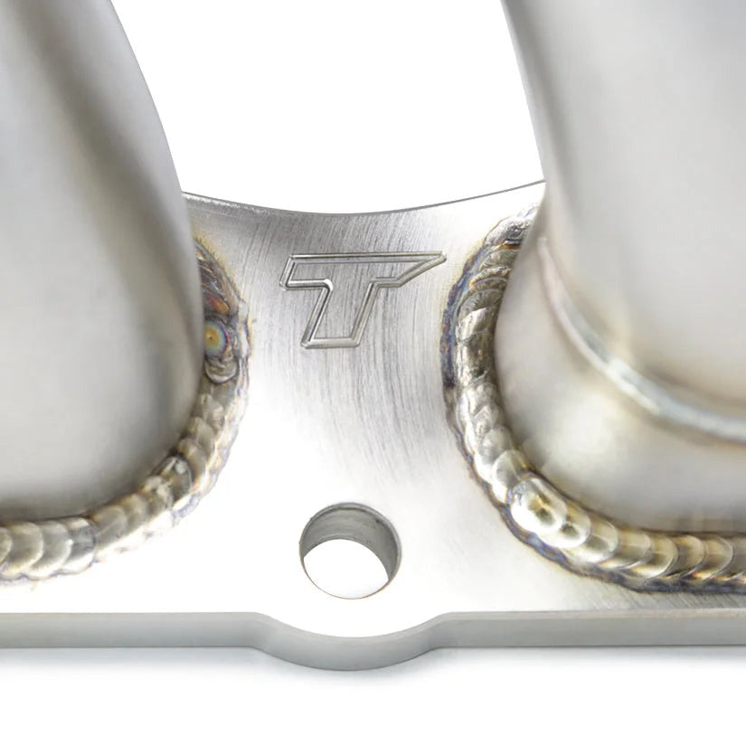 Galerie turbo Sidewinder Tegiwa din inox 304 pentru motoare Honda din seria K, flansa T3 si wastegate V-band 45 mm