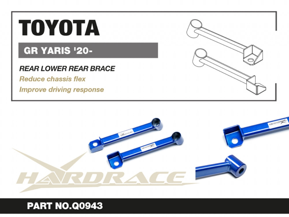 Bara rigidizare inferior spate Hardrace pentru Toyota GR Corolla / GR Yaris - Q0943