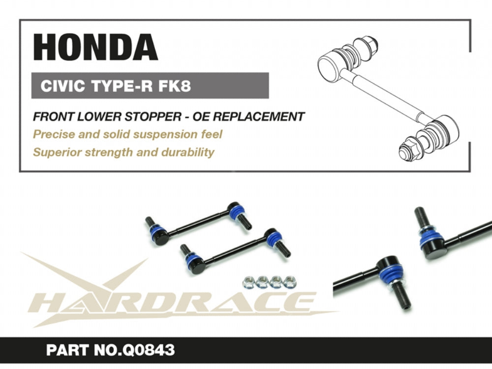 Brat distantier limitator inferior fata Hardrace pentru Honda Civic - Q0843