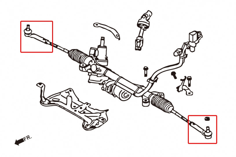 Capat de bara pentru roll center Hardrace pentru Subaru BRZ / Forester / Toyota GR 86 / GT86 - 6761