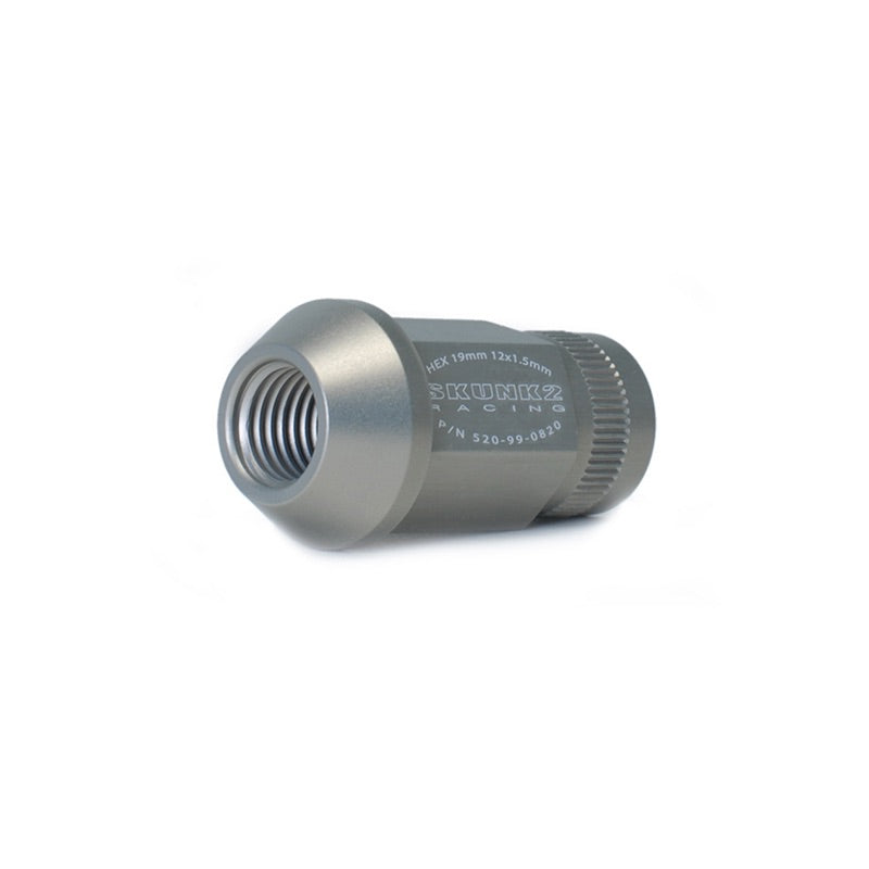 Set 20 piulite de roata Skunk2 din aluminiu 7075 forjat, M12 x 1,5, anodizate dur