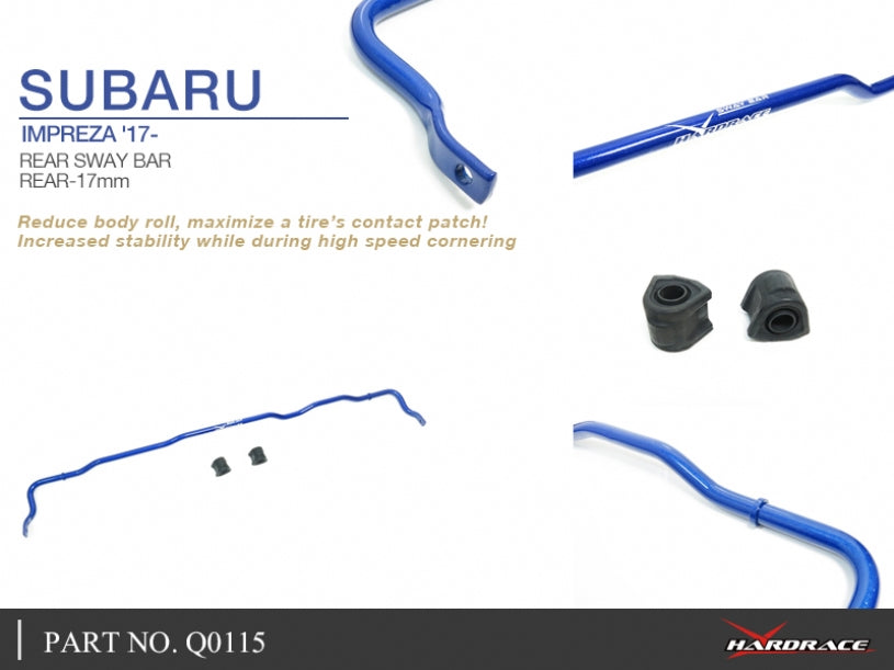 Bara stabilizatoare spate Hardrace pentru Subaru Impreza - Q0115