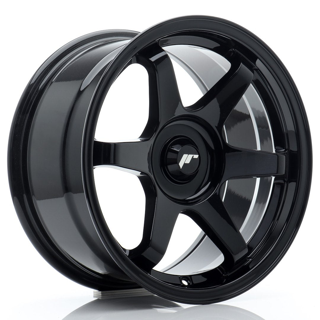 Jante Japan Racing JR3 R16 8J ET25 Negru Lucios - PCD Configurabil