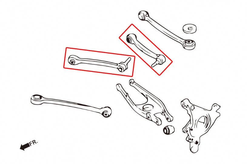 Kit corectie camber spate Hardrace pentru BMW M2 / M3 - 7733