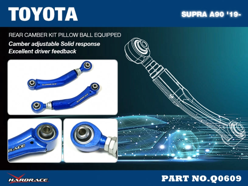 Kit corectie camber spate Hardrace pentru BMW Seria 3 / Seria 4 / Toyota GR Supra - Q0609