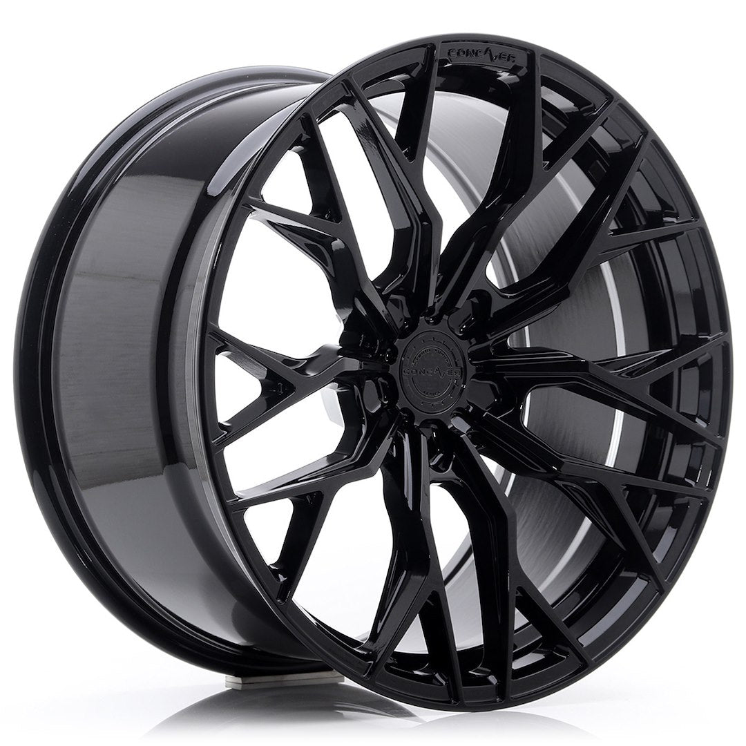 Jante Concaver CVR1 21x9J 5x112 ET35 Negru Platina (CB 66.6)