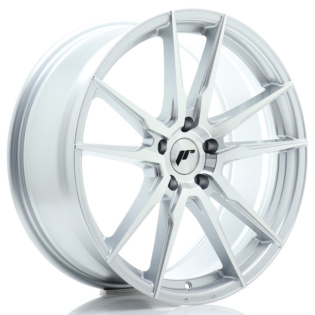 Jante Japan Racing JR21 20x8.5J 5x112 ET24 Argintiu cu Fata CNC (CB 66.6)