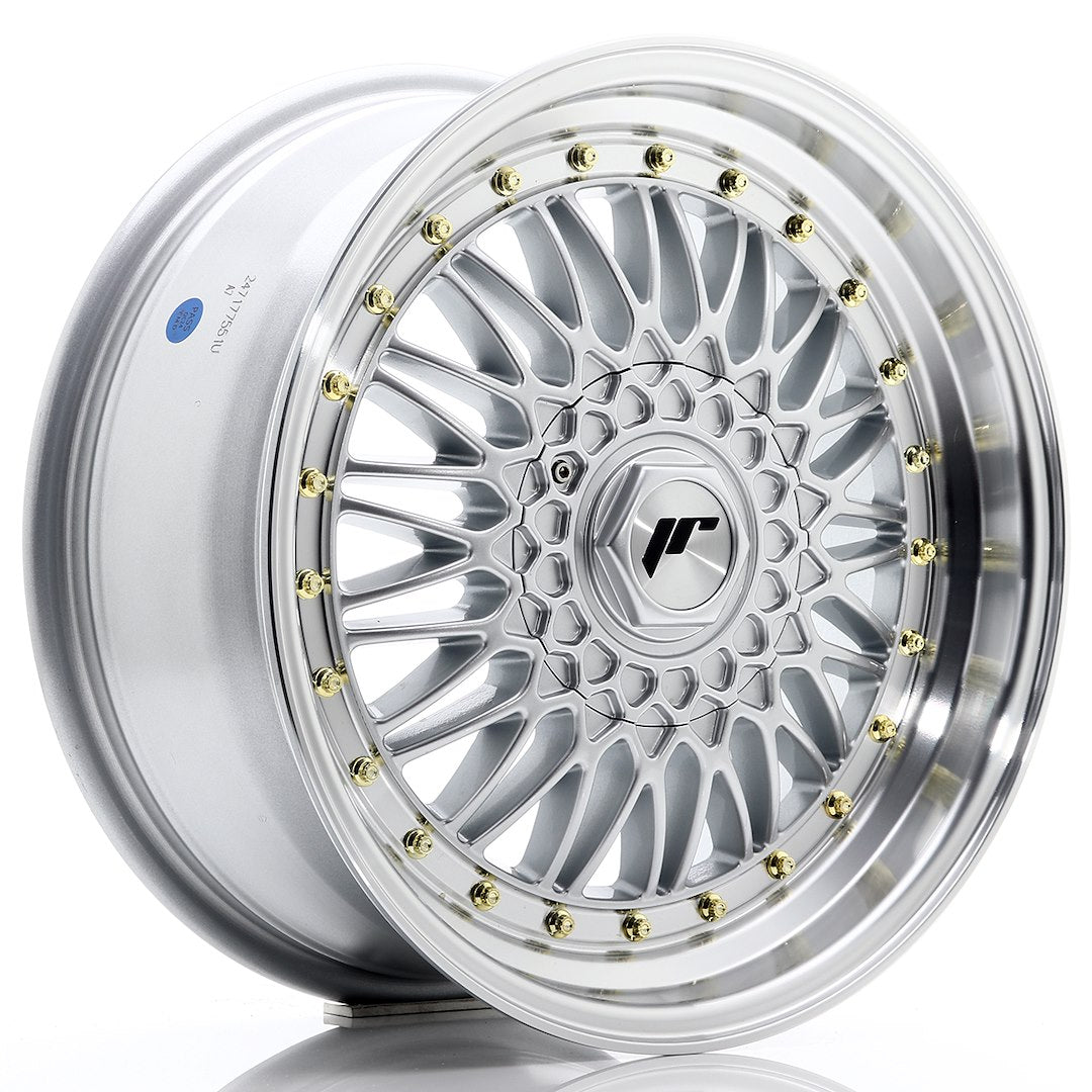 Jante Japan Racing JR9 17x7.5J 5x108/5x112 ET20 Argintiu cu Buze CNC