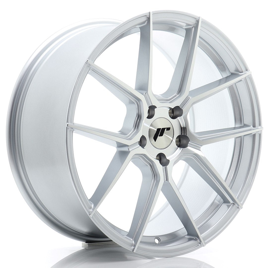 Jante Japan Racing JR30 19x8.5J 5x112 ET35 Argintiu cu Fata CNC (CB 66.6)