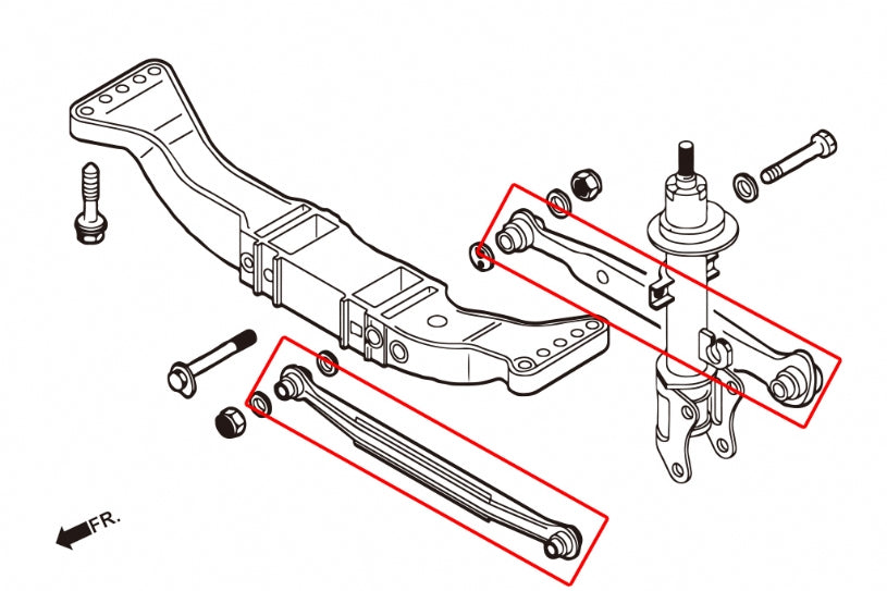 Brat transversal spate Hardrace pentru Alfa Romeo 147 / 156 - 6420