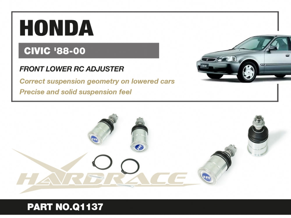 Kit corectie roll center inferior fata Hardrace pentru Honda CR-V / CRX - Q1137