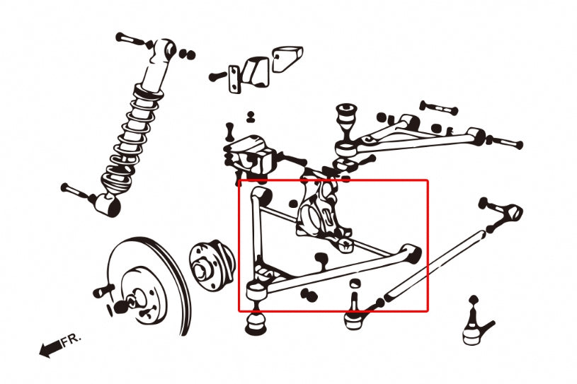 Brat suspensie inferior spate Hardrace pentru Lotus Elise / Exige - 7554