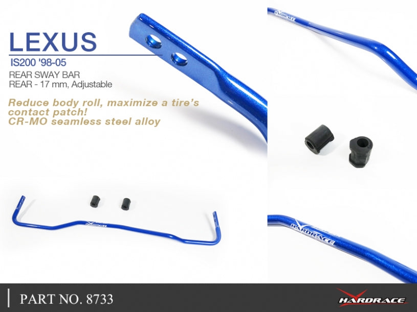 Bara stabilizatoare spate Hardrace pentru Lexus IS - 8733