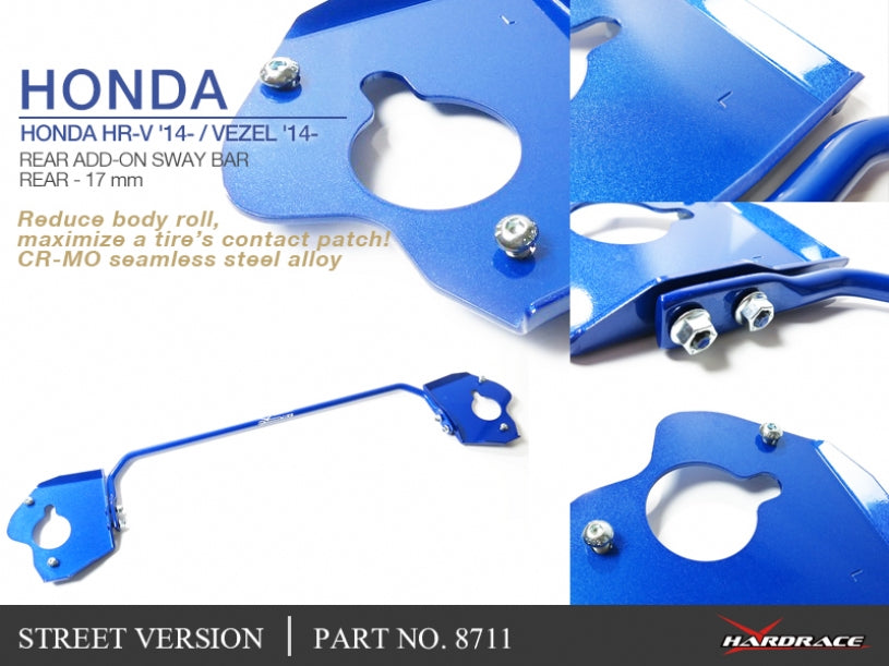 Bara stabilizatoare suplimentara spate Hardrace pentru Honda HR-V - 8711