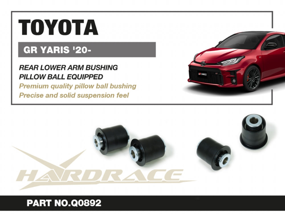 Set bucse brat suspensie inferior spate Hardrace pentru Toyota GR Corolla / GR Yaris - Q0892