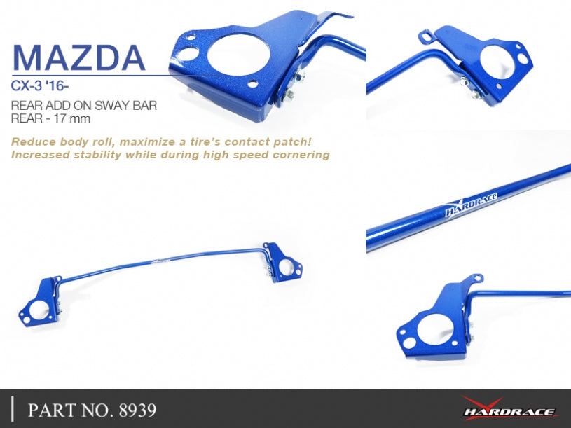 Bara stabilizatoare suplimentara spate Hardrace pentru Mazda CX-3 - 8939