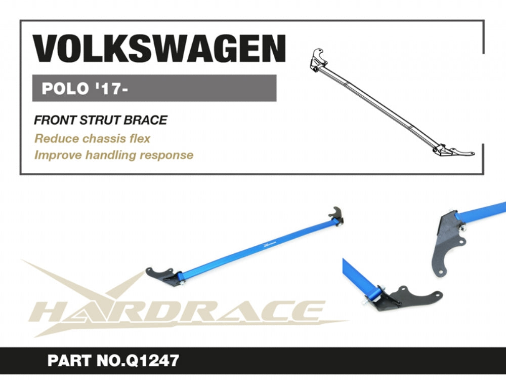 Bara rigidizare telescoape fata Hardrace pentru Volkswagen Polo - Q1247