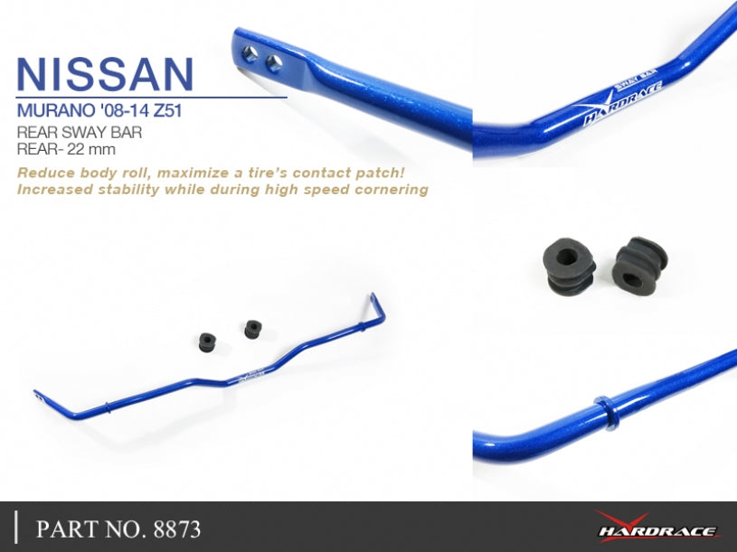 Bara stabilizatoare spate Hardrace pentru Nissan Murano - 8873