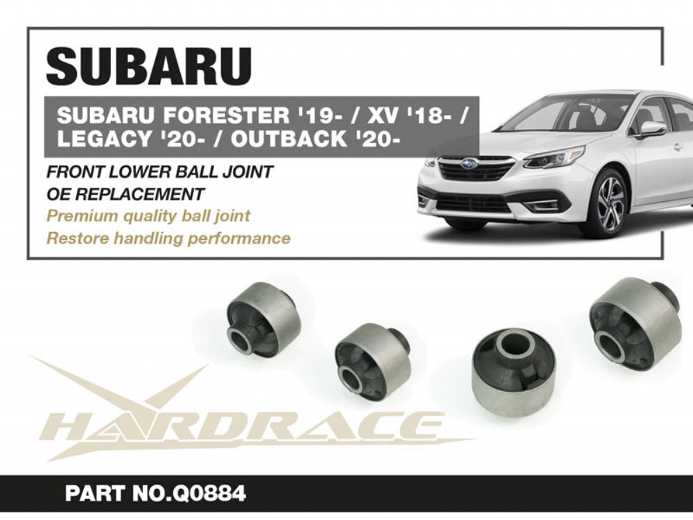 Set bucse brat suspensie inferior fata, capat spate Hardrace pentru Subaru Forester / XV - Q0884