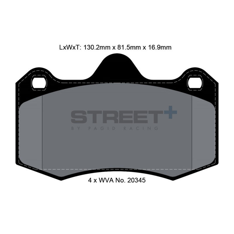 Placute Frana Fata sau Spate Pagid Street+ T8000 - Lotus, McLaren, Renault