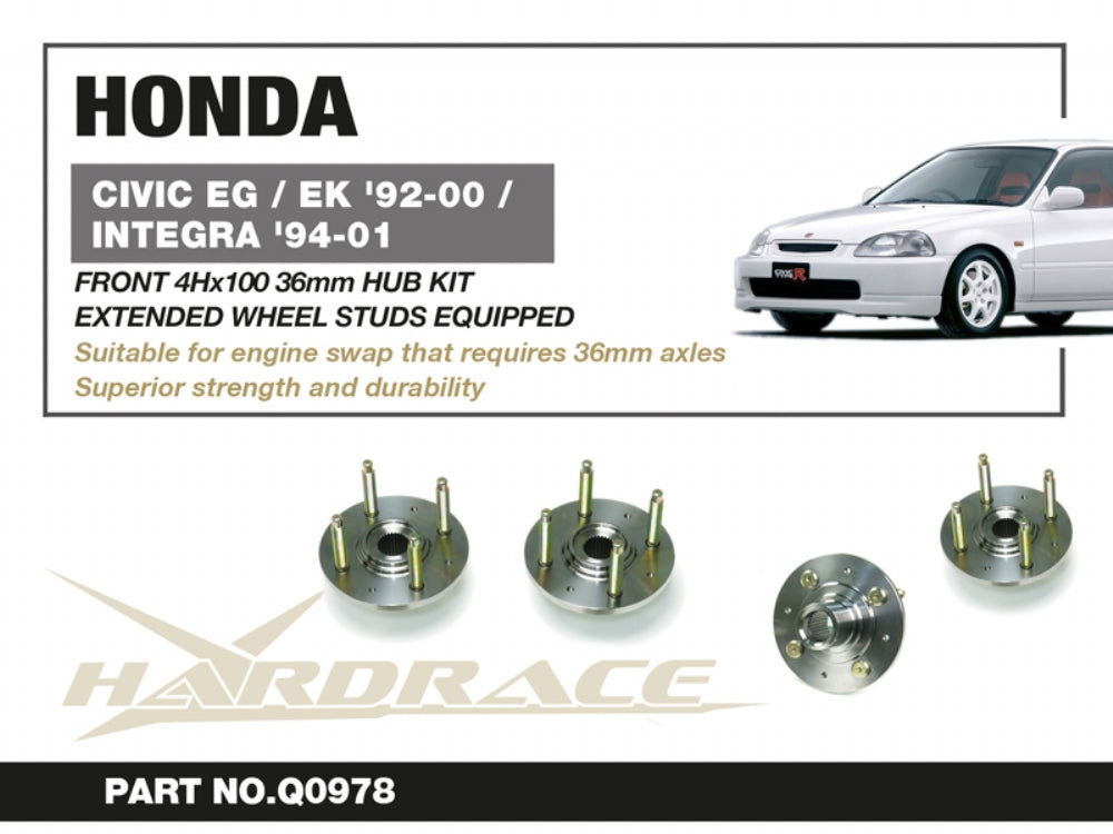 Butuc roata fata 36 mm Hardrace pentru Honda Civic - Q0978