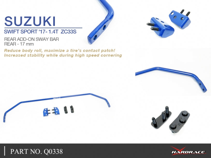 Bara stabilizatoare suplimentara spate Hardrace pentru Suzuki Swift - Q0338