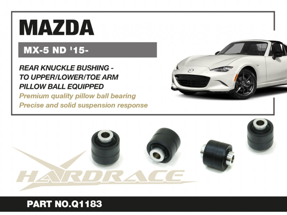 Set bucse fuzeta spate, spre bratele superior, inferior si de convergenta Hardrace pentru Mazda MX-5 - Q1183