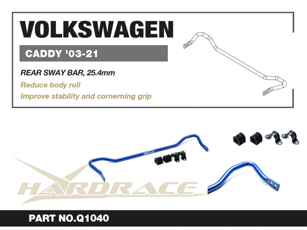 Bara stabilizatoare spate Hardrace pentru Volkswagen Caddy - Q1040