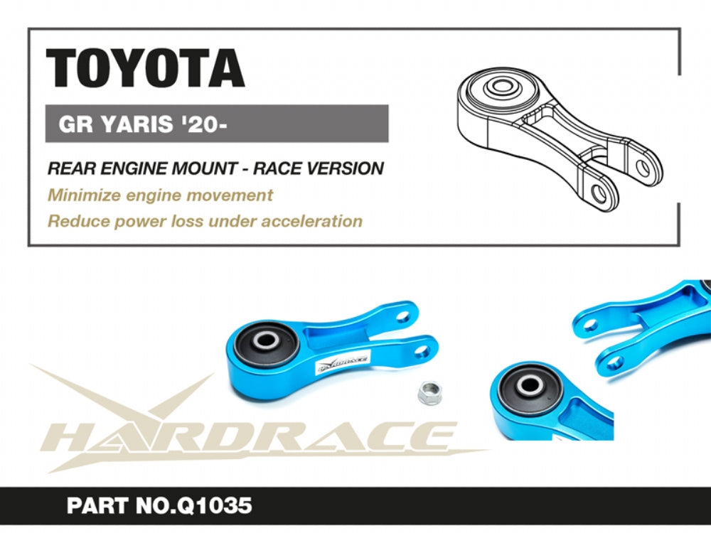 Tampon motor spate Hardrace pentru Toyota GR Corolla / GR Yaris - Q1035
