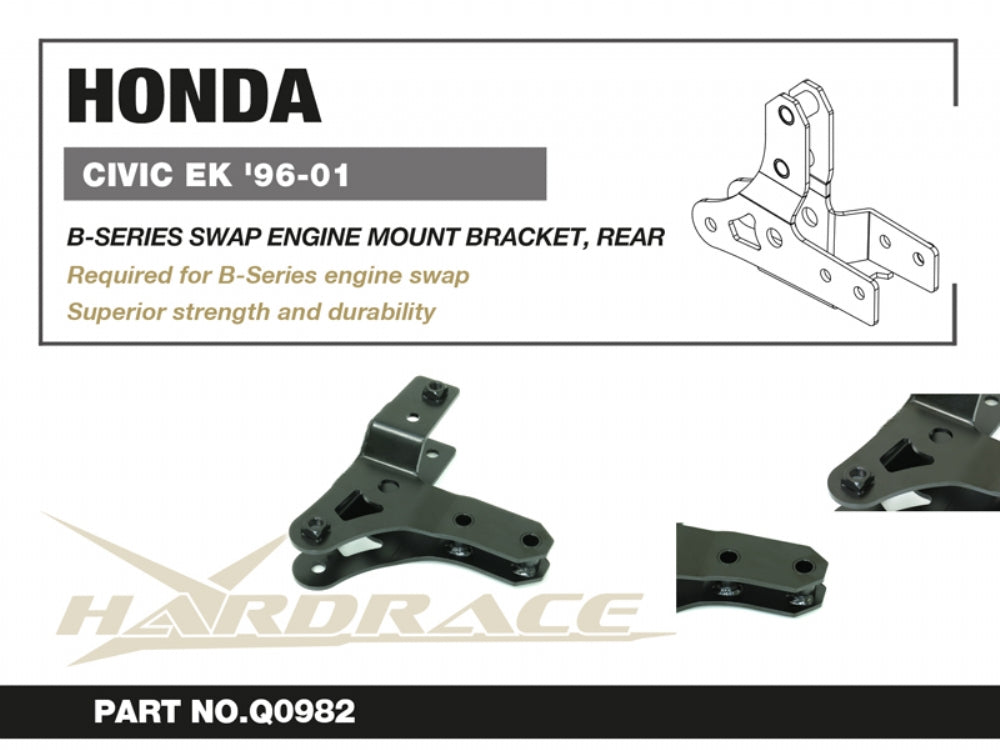 Suport tampon motor spate pentru swap seria B Hardrace pentru Honda Civic - Q0982