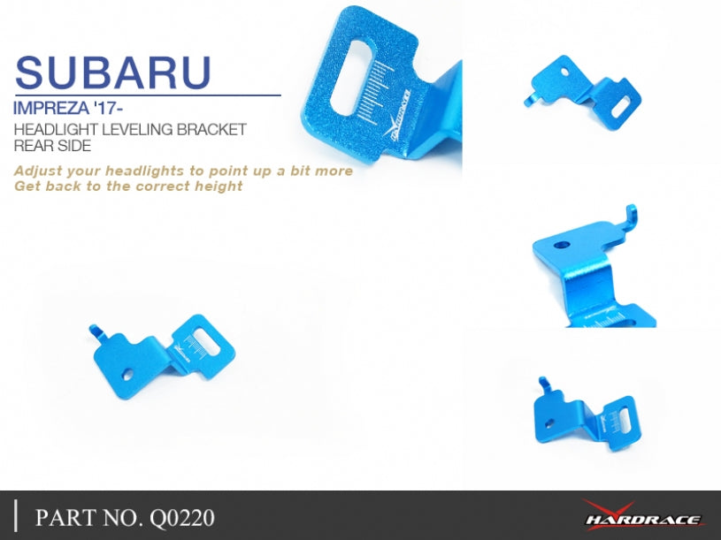 Brida reglaj faruri spate Hardrace pentru Subaru Impreza / XV - Q0220