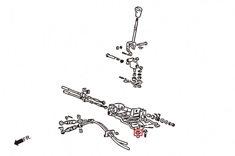 Set bucse timonerie Hardrace pentru Mitsubishi Colt / Eclipse - 6801