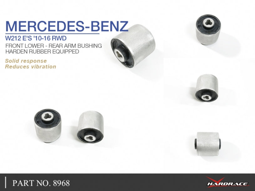 Set bucse brat suspensie inferior fata, capat spate Hardrace pentru Mercedes-Benz E-Class / E63 AMG - 8968