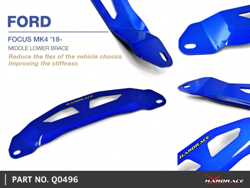 Bara rigidizare inferior central Hardrace pentru Ford Focus - Q0496