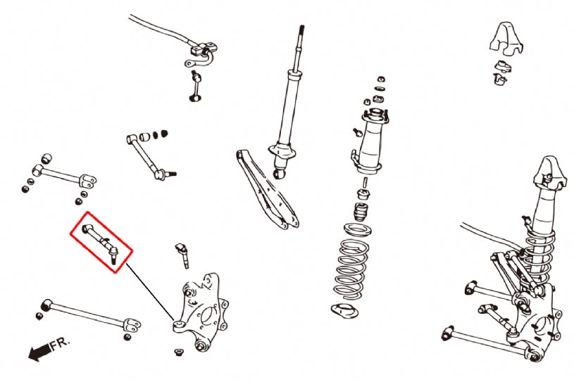 Brat convergenta spate Hardrace pentru Lexus GS / IS - 7999