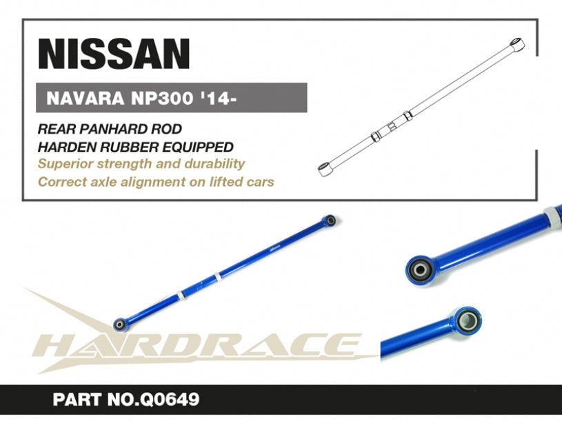 Bara panhard spate Hardrace pentru Nissan Navara - Q0649