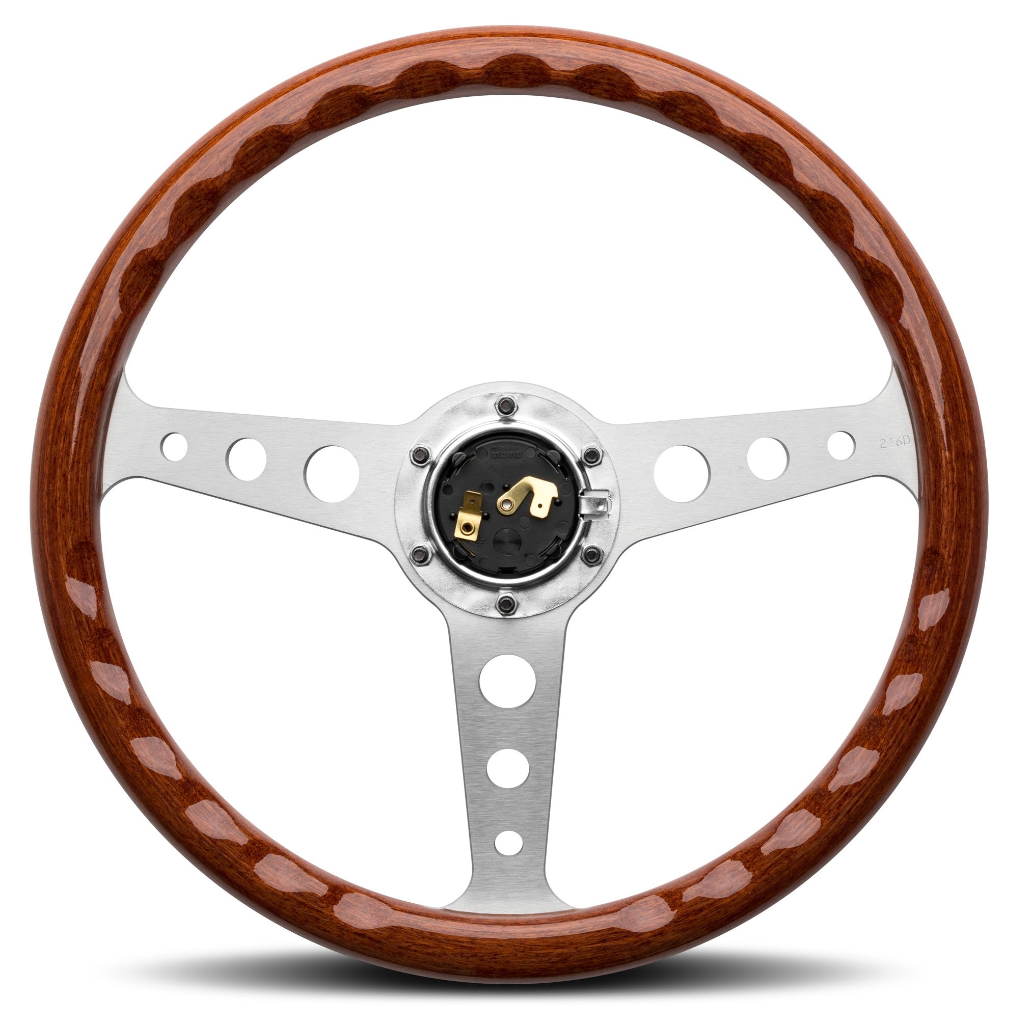 Volan Sport MOMO Indy Heritage Wood 350mm lemn