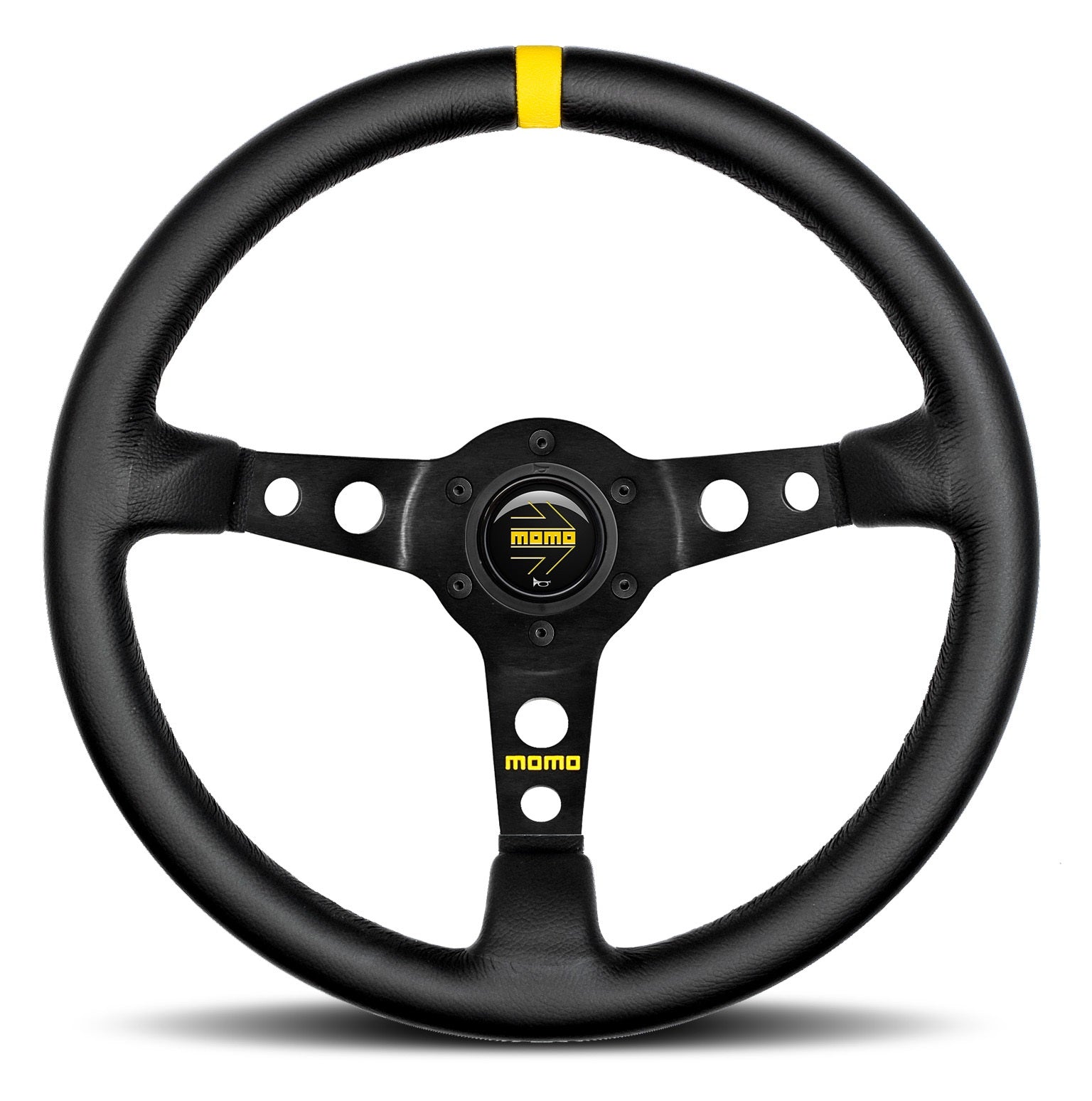 Volan Sport MOMO Mod.07 350mm piele neagra