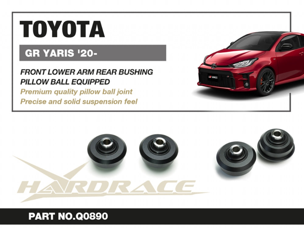 Set bucse brat suspensie inferior fata, capat spate Hardrace pentru Toyota GR Corolla / GR Yaris - Q0890
