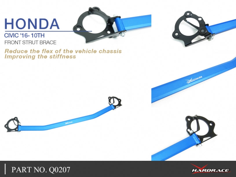 Bara rigidizare telescoape fata Hardrace pentru Honda Civic - Q0207
