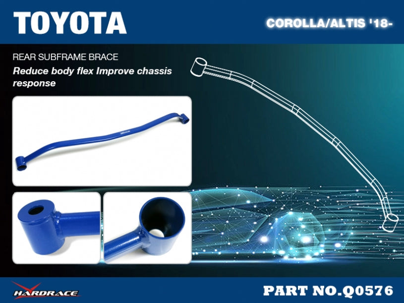 Bara rigidizare punte spate Hardrace pentru Toyota Corolla - Q0576