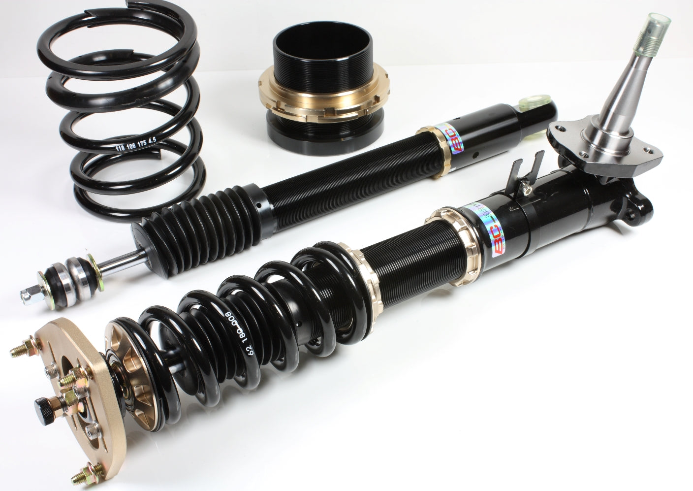 Suspensie Reglabila Coilover BC Racing BR - Toyota Corolla AE86 (83-87) RWD, W/SPINDLE