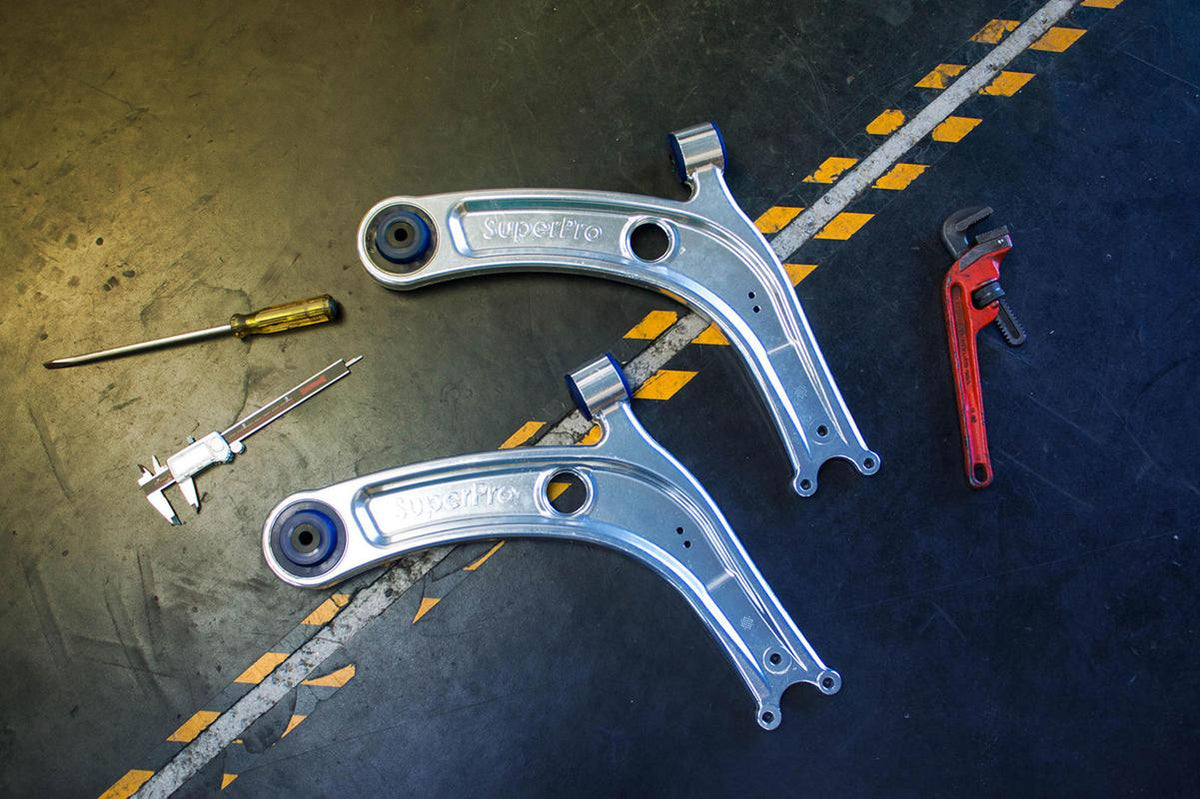 Brat suspensie inferior complet SuperPro pentru Audi, Seat, Skoda si Volkswagen - ALOY0018K