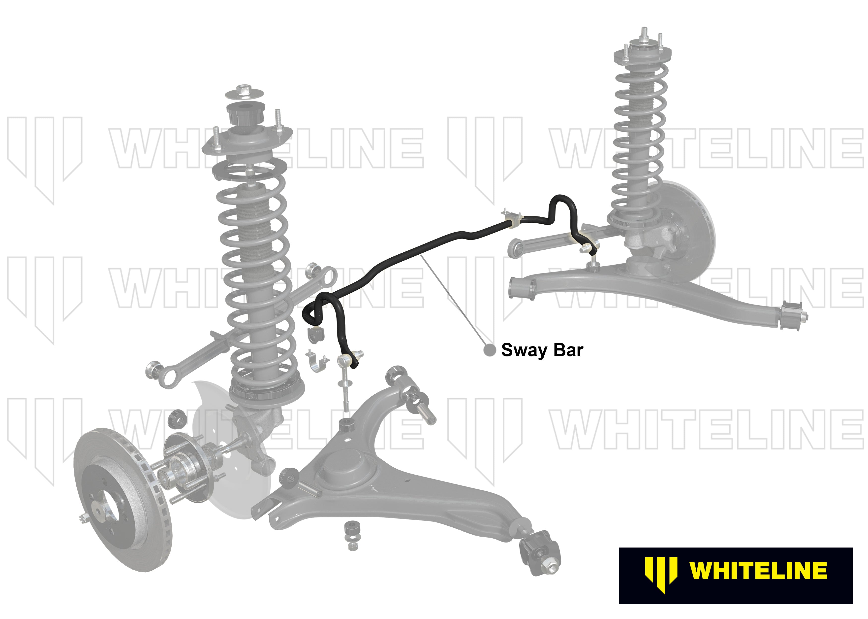 Bara stabilizatoare fixa 18mm Whiteline pentru BMW Seria 5 - BBR34X