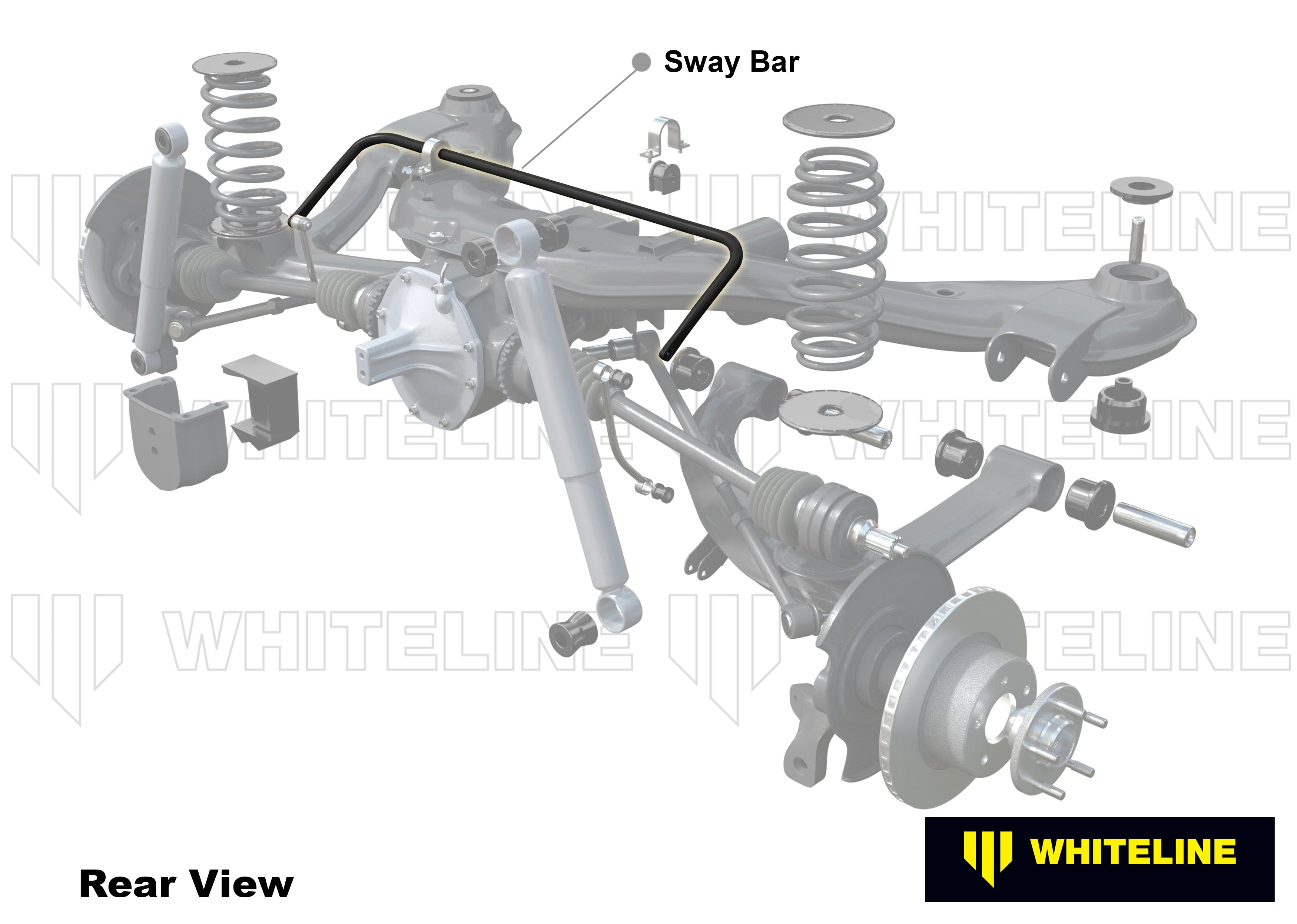 Bara stabilizatoare 16mm reglabila in 3 puncte Whiteline pentru BMW Seria 3 - BBR36Z