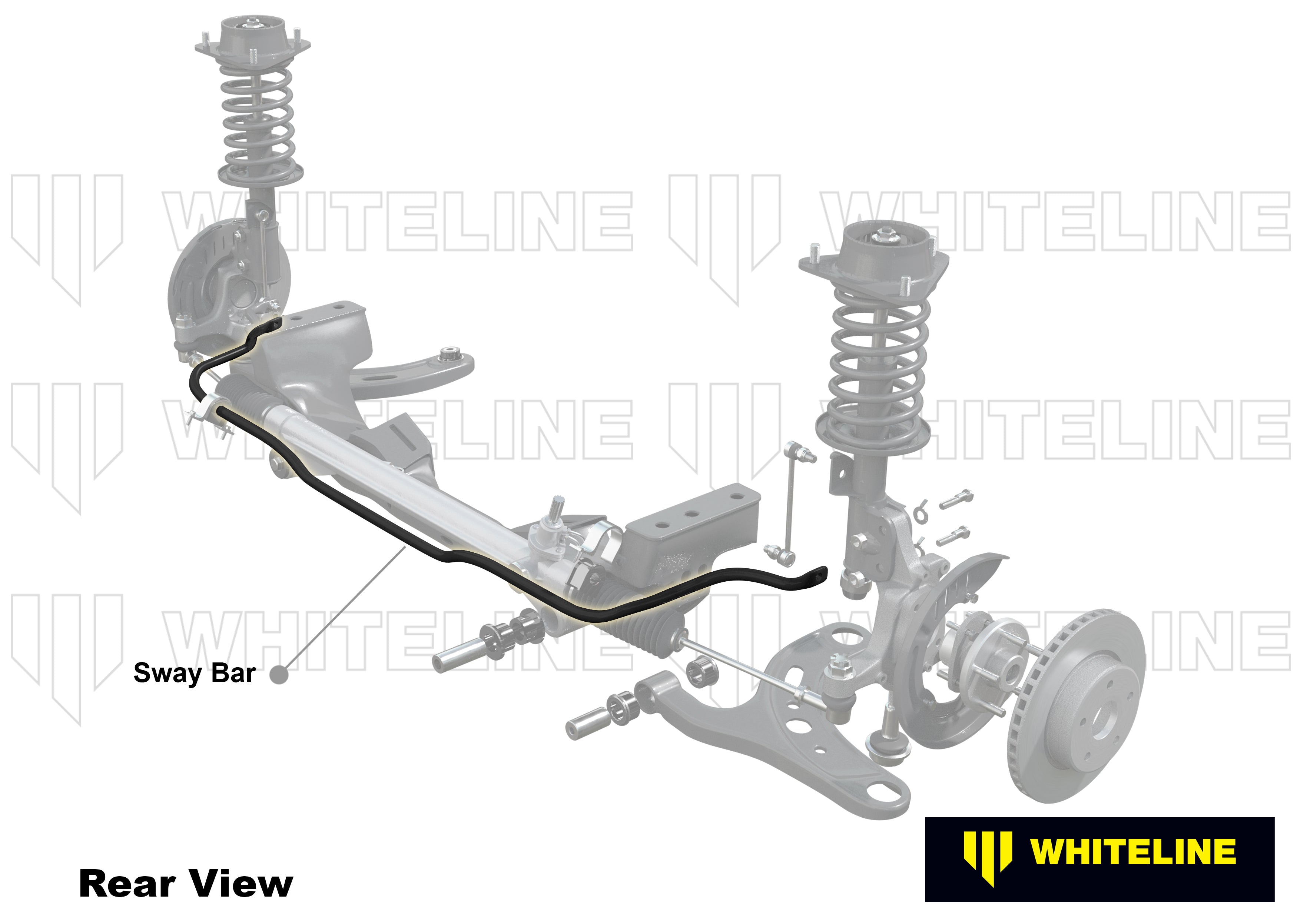 Bara stabilizatoare 22mm reglabila in 3 puncte Whiteline pentru Honda Integra - BHF99Z