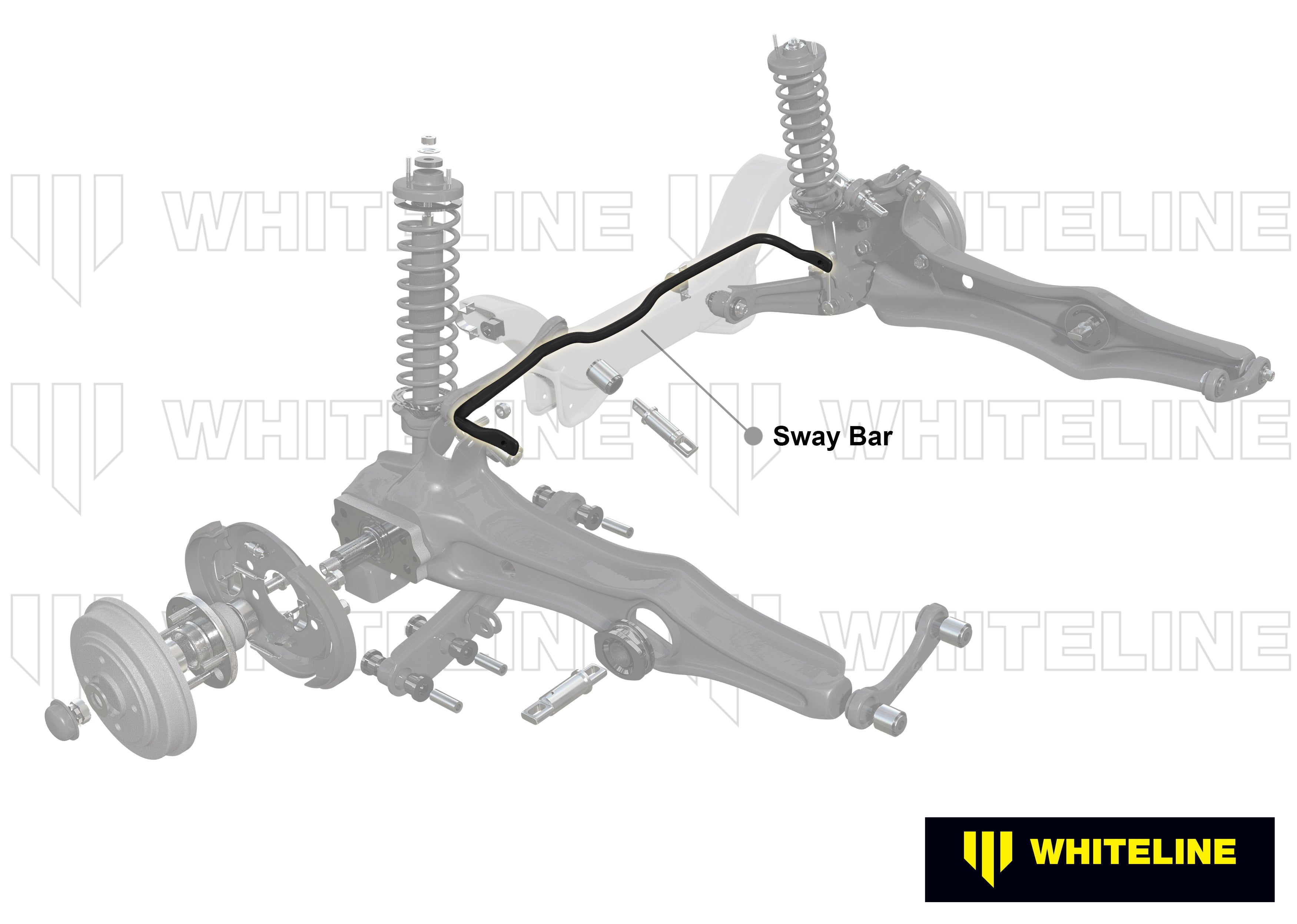 Bara stabilizatoare 22mm reglabila in 2 puncte Whiteline pentru Honda Civic - BHR83XZ
